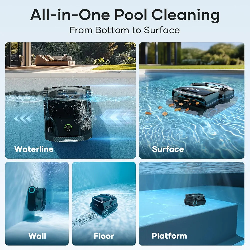 Aiper Scuba X1 Pro Max Pool Cleaning Robot, Pool Mapping